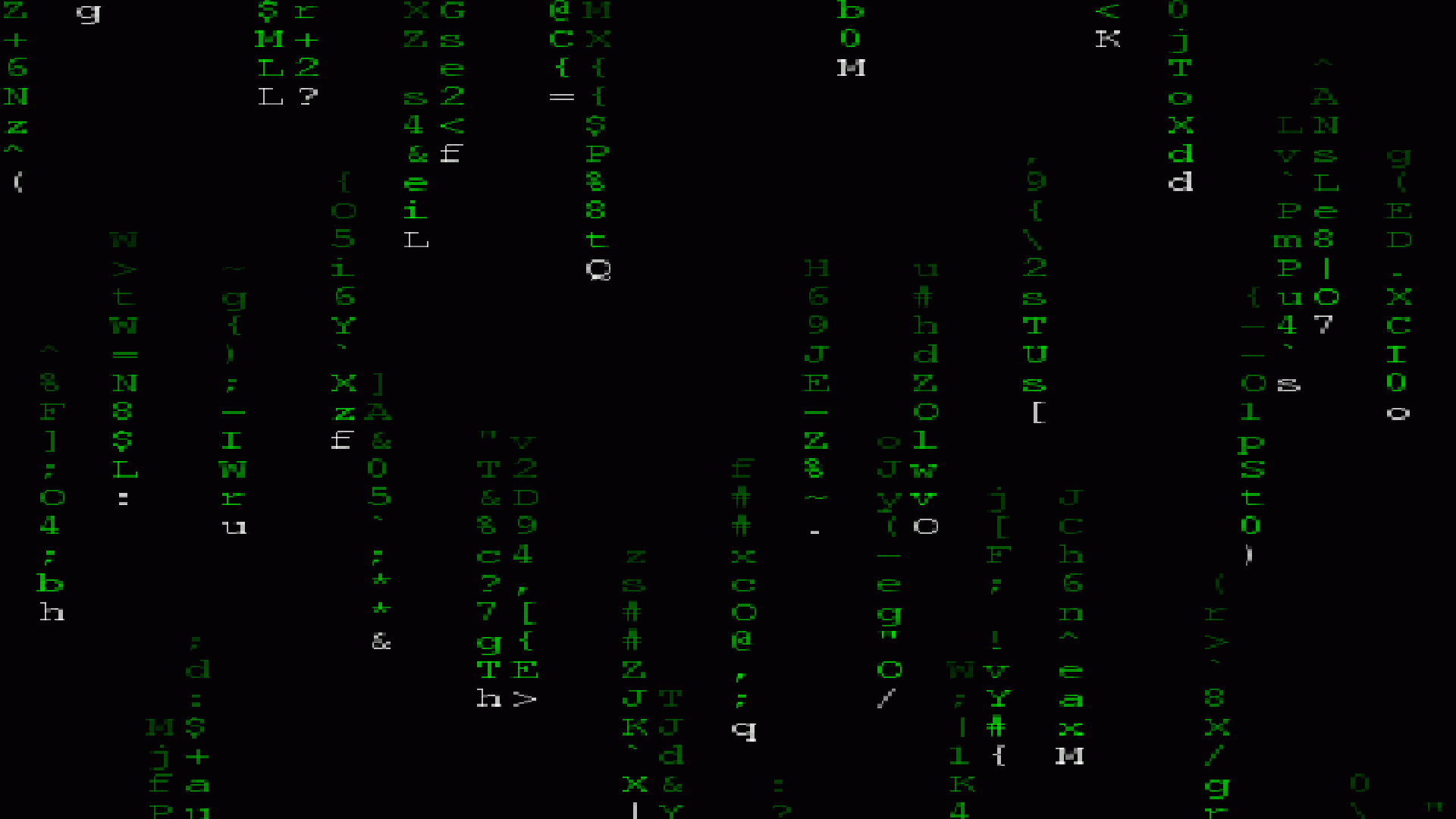 matrix raining code